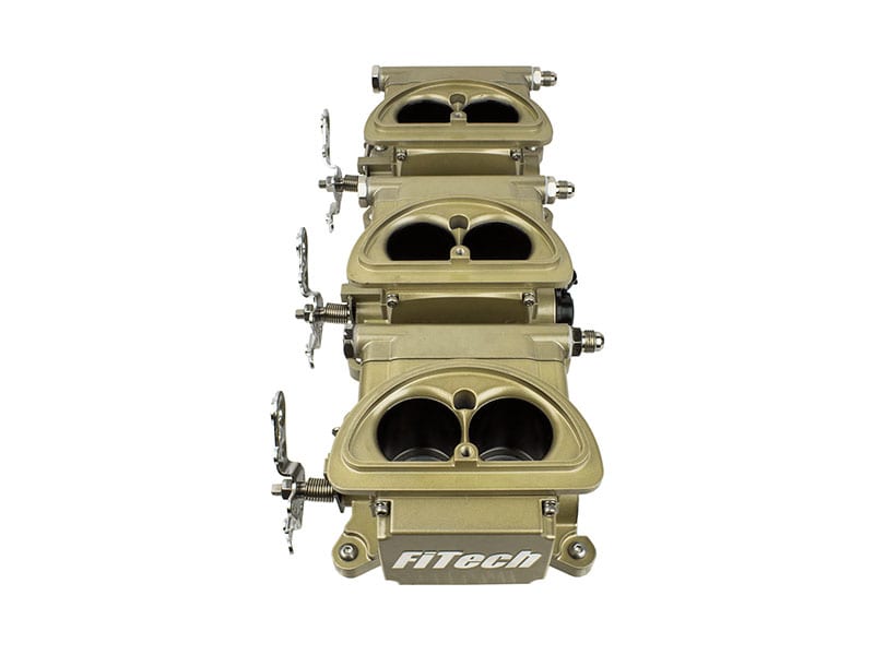 93550 Go EFI 3×2 Tri Power 600 HP Classic Gold EFI System With Force Fuel Mini Delivery Master Kit & Go Spark CDI Box - Image 2