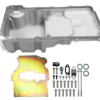 130002 FiTech Plus, LS Swap Oil Pan, Medium Profile, Satin, 6.25 Qts w/Filter Capacity