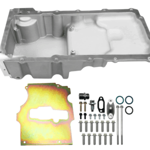 130002 FiTech Plus, LS Swap Oil Pan, Medium Profile, Satin, 6.25 Qts w/Filter Capacity