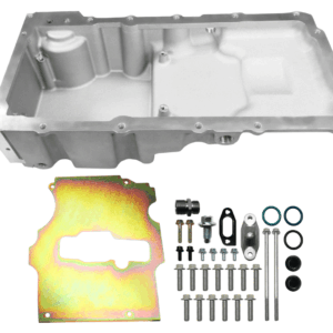 130003 FiTech Plus, LS Swap Oil Pan, Ultra Low Profile, Satin, 6.10 Qts w/Filter Capacity