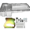 130101 FiTech Plus, LS Swap Oil Pan, Standard Profile, Polished, 6.00 Qts w/Filter Capacity