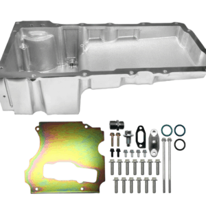 130101 FiTech Plus, LS Swap Oil Pan, Standard Profile, Polished, 6.00 Qts w/Filter Capacity