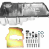 130102 FiTech Plus, LS Swap Oil Pan, Medium Profile, Polished, 6.25 Qts w/Filter Capacity