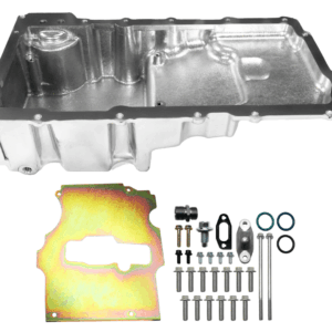 130102 FiTech Plus, LS Swap Oil Pan, Medium Profile, Polished, 6.25 Qts w/Filter Capacity