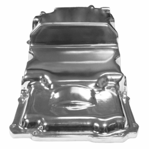 Alternative view of 130103 FiTech Plus, LS Swap Oil Pan, Ultra Low Profile, Polished, 6.10 Qts w/Filter Capacity