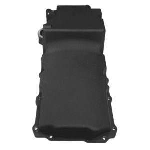 Alternative view of 130201 FiTech Plus, LS Swap Oil Pan, Standard Profile, Black, 6.00 Qts w/Filter Capacity