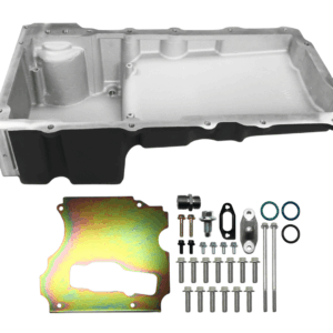 130201 FiTech Plus, LS Swap Oil Pan, Standard Profile, Black, 6.00 Qts w/Filter Capacity