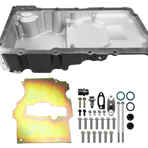 130203 FiTech Plus, LS Swap Oil Pan, Ultra Low Profile, Black, 6.10 Qts w/Filter Capacity