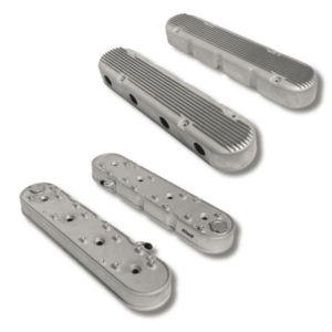 131002 FiTech Plus, LS, Valve Covers, w/Coil Mounts/Finned Covers, Satin