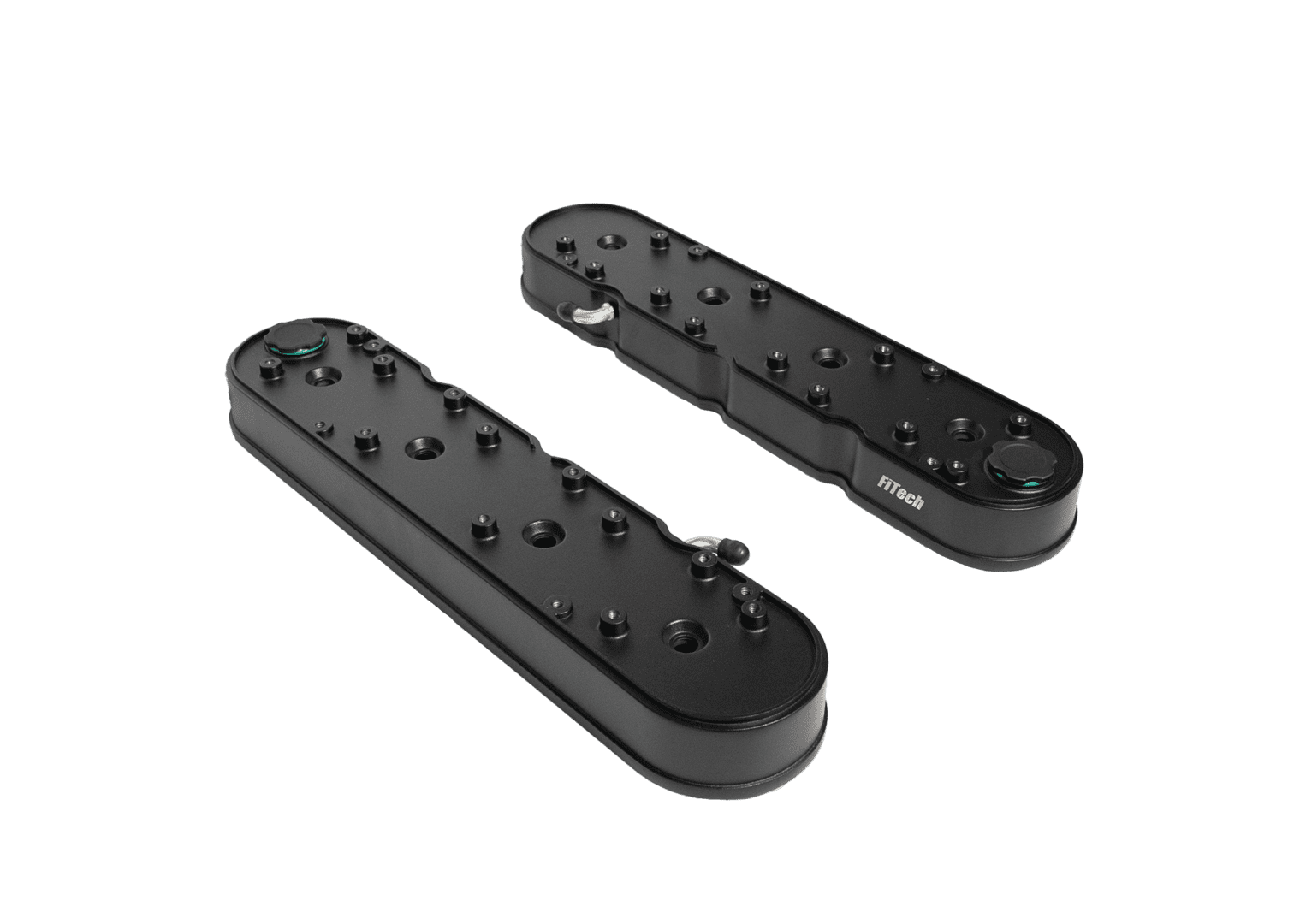 131202 FiTech Plus, LS, Valve Covers, w/Coil Mounts/Finned Covers, Black - Image 7