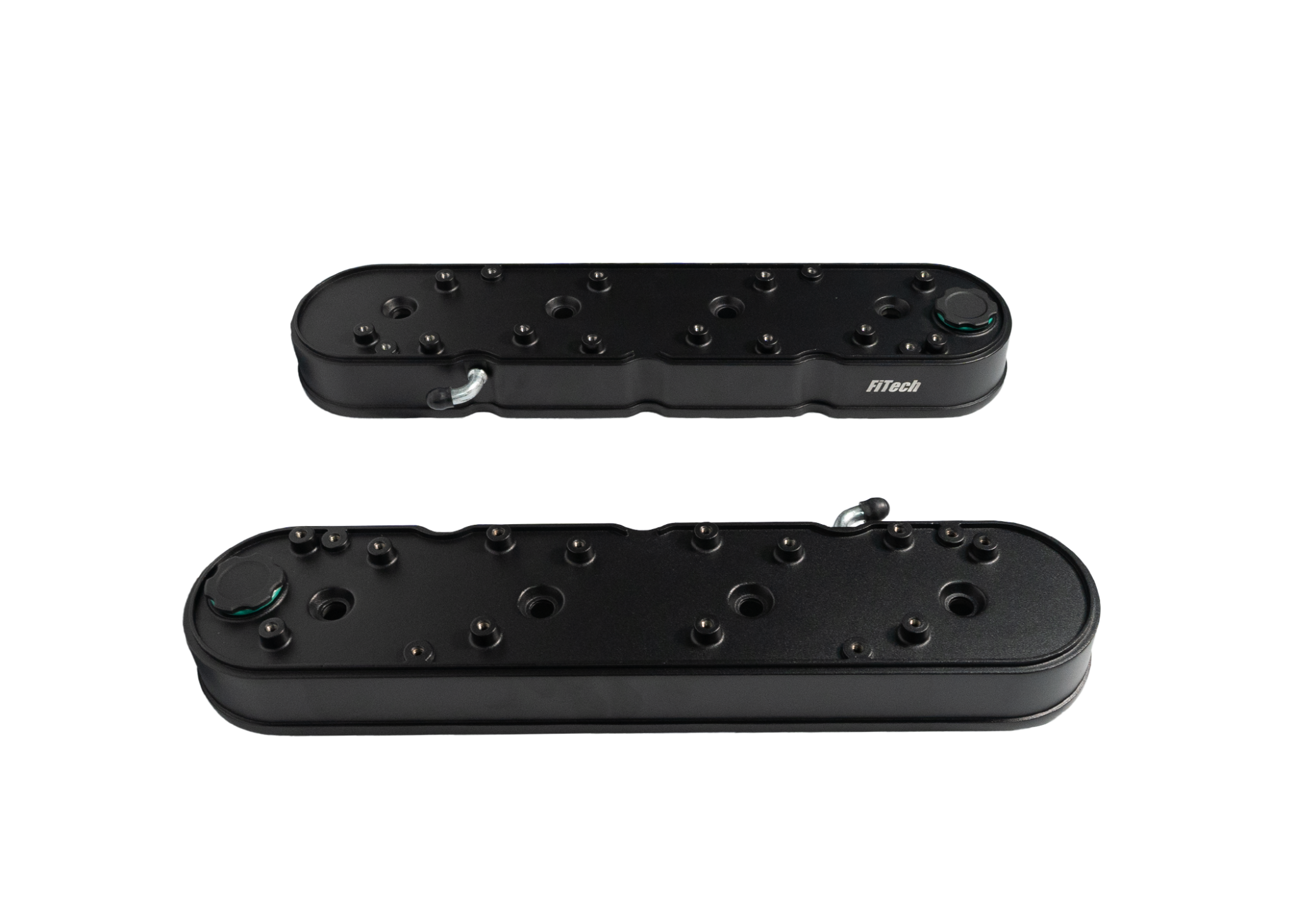 131202 FiTech Plus, LS, Valve Covers, w/Coil Mounts/Finned Covers, Black - Image 8