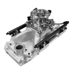30-10-410 Ultra Port, 1000 HP Chevy Big Block Rectangle Port EFI System, 4150 Flange Uni Brilliant Finish Throttle Body, 3-Bar TMAP