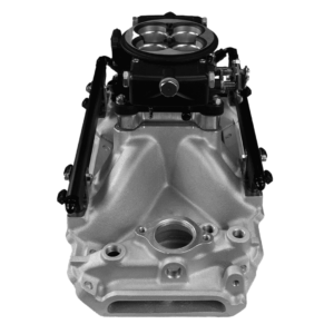 Alternative view of 30-10-415 Ultra Port, 1000 HP Chevy Big Block Rectangle Port EFI System, 4150 Flange Classic Black Throttle Body, 3-Bar TMAP
