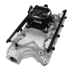 30-18-411 Ultra Port, 1000 HP Ford 351W, Offenhauser VPI, Port EFI System, 4150 Flange, Uni Black Finish Throttle Body, 3-Bar TMAP