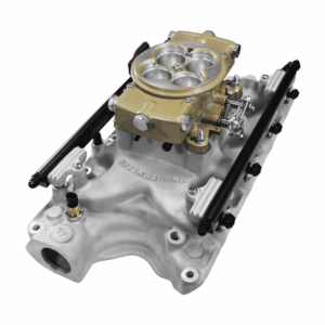 30-18-514 Ultra Port, 500 HP Ford 351W, Offenhauser VPI, Port EFI System, 4150 Flange Classic Gold Throttle Body,3-Bar TMAP