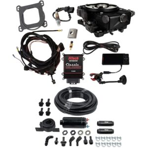 31021 Go EFI Classic Black 650 HP EFI System With Inline Fuel Delivery & Regulator Master Kit