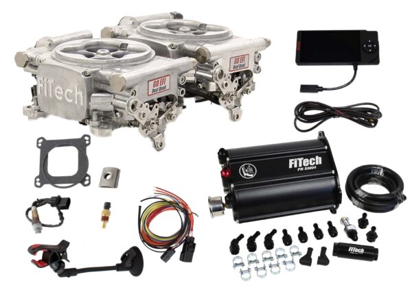 35261 Go EFI 2×4 System (Aluminum Finish) Master Kit w/ Force Fuel, Fuel Delivery System