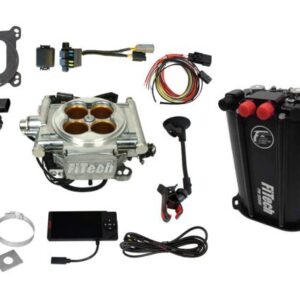 35413 Go EFI 8 1200 HP Bright Aluminum Finish System With Dual Pump Force Fuel Delivery Master Kit