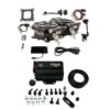 35662 Go EFI 2×4 625 HP Matte Black EFI System With Go Fuel Force Fuel Mini Surge Tank Master Kit