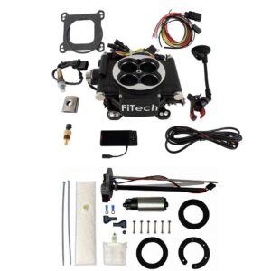 36102 Go EFI 4 600 HP Matte Black EFI System With Go Fuel 255 LPH In-Tank Master Kit
