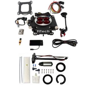 36104 Go EFI 4 600 HP Power Adder Matte Black EFI System With Go Fuel 255 LPH In-Tank Master Kit