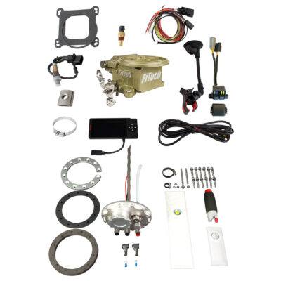 36300 Go EFI 2 Barrel 400 HP Classic Gold EFI System With Go Fuel Returnless In-Tank Module Master Kit