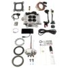 36301 Go EFI 4 600 HP Bright Aluminum EFI System With Go Fuel Returnless In-Tank Module Master Kit