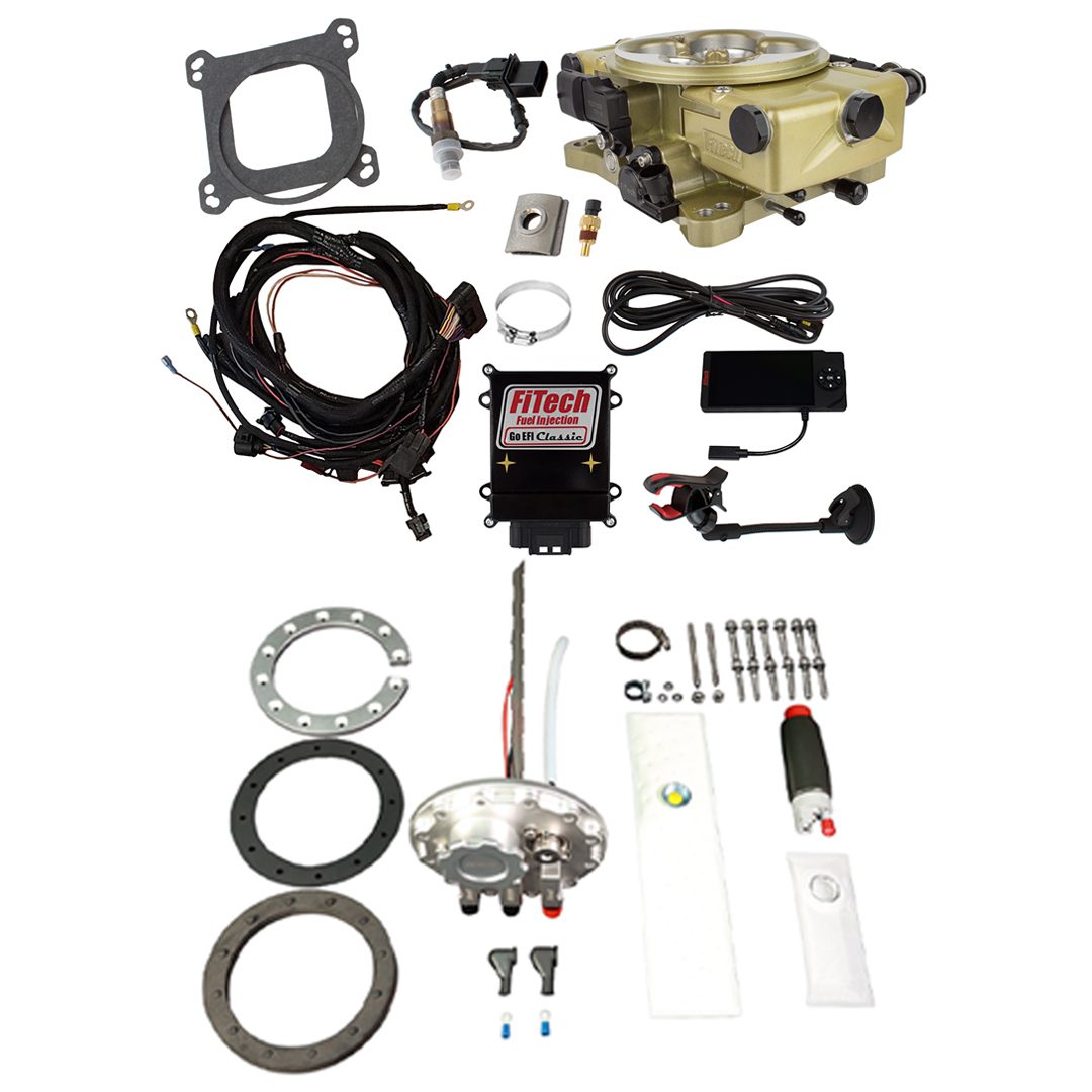36320 Go EFI Classic Gold 650 HP EFI System With Go Fuel Returnless In-Tank Module Master Kit