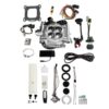 36501 Go EFI 4 600 HP Bright Aluminum EFI System With Go Fuel In-Tank Regulated Pump 255 LPH Master Kit