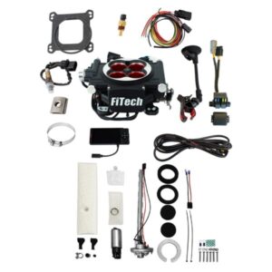 36504 Go EFI 4 600 HP Power Adder Matte Black EFI System With Go Fuel In-Tank Regulated Pump 255 LPH Master Kit