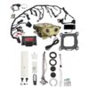 36571 Retro LS 650 HP Classic Gold EFI System With Go Fuel In-Tank Regulated Pump 255 LPH Master Kit