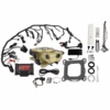 36671 Retro LS 650 HP Classic Gold EFI System With Go Fuel In-Tank Regulated Pump 340 LPH Master Kit