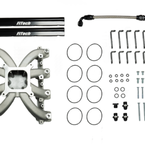 37004 LS3 Cast Intake with 4150 Flange and Fuel Rails
