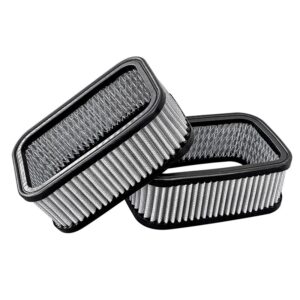 Alternative view of 42400 FiTech 3×2 D Shaped Air Filter Assembly Cast, Finned Top With Hardware