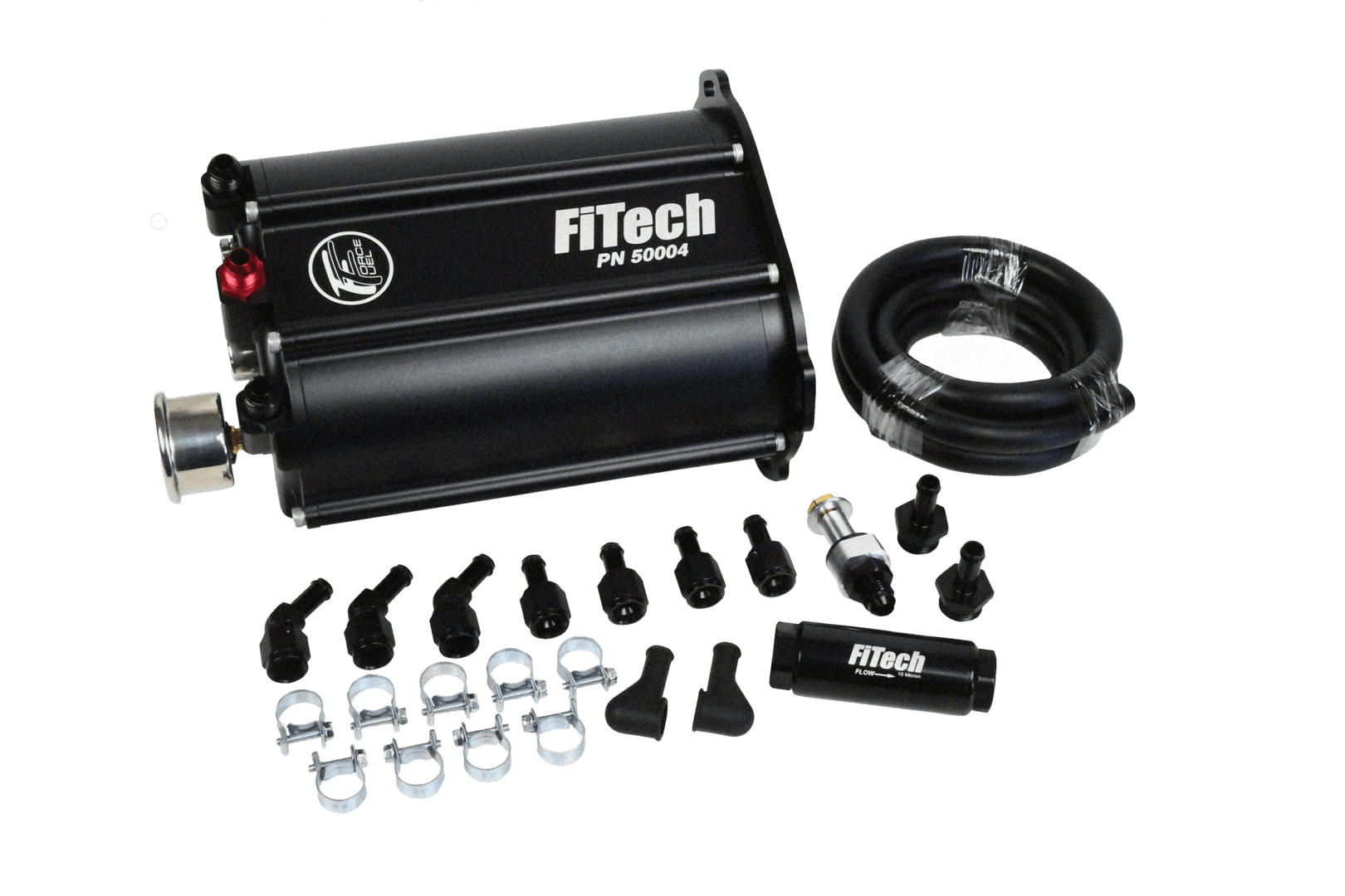 93506 Go EFI 4 600 HP Power Adder Bright Aluminum EFI System With Force Fuel Delivery Master Kit & Go Spark CDI Box - Image 3