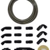 51003 Natural Stainless Steel Hose Kit, 40ft w/ 10 Micron Filter and Check Valve