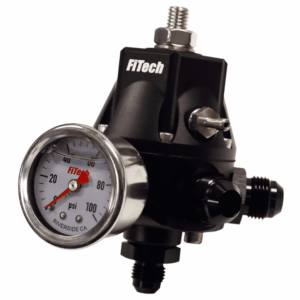 Alternative view of 54002 Dual Output Fuel Pressure Regulator w/gauge & fittings