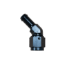 55011 Go Fuel AN-6 Female to 3/8 Barb 45 Degree Fuel Fitting