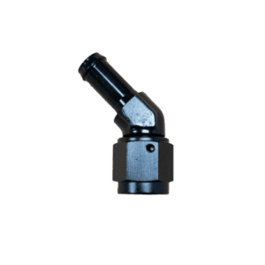 55011 Go Fuel AN-6 Female to 3/8 Barb 45 Degree Fuel Fitting