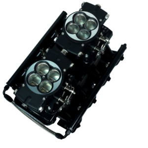 Alternative view of 70082 Ultimate LS 750 HP Dual Quad Matte Black EFI W/Cathedral Port Intake & Trans Control