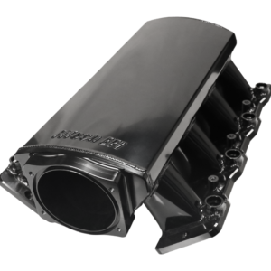 70001-1 Fabricated LS1, LS2, LS6 Low Profile Intake Manifold with Fitech Logo MAP & IAT Port