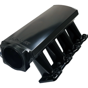 70001-4 Fabricated Tall Cathedral Port LS1, LS2, LS6 Manifold with Fitech Logo MAP & IAT Port