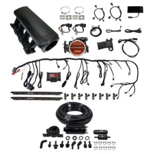 71009 Ultimate LS 750 HP EFI System With Long Runner Cathedral Intake, Transmission Control & Inline Fuel Pump Master Kit