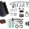 76103 Ultimate LS 750 HP EFI System With Short Cathedral Intake In Tank 440 LPH Pump Module & Go Fuel Regulator Master Kit