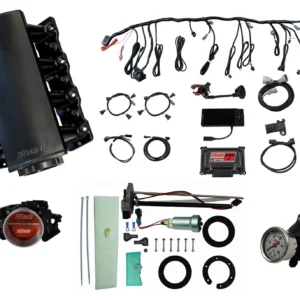 76104 Ultimate LS 750 HP EFI System With Short Cathedral Intake, Transmission Control, In Tank 440 LPH Pump Module & Go Fuel Regulator Master Kit