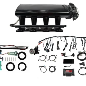 76107 Ultimate LS 500 HP EFI System With Long Runner Cathedral Intake, Transmission Control, In Tank 440 LPH Pump Module & Go Fuel Regulator Master Kit