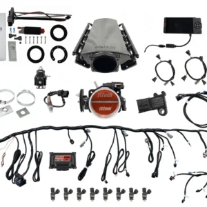 76213 Ultimate LS 750 HP EFI System With Short LS3 Port Intake, In Tank 340 LPH Pump Module & Go Fuel Regulator Master Kit