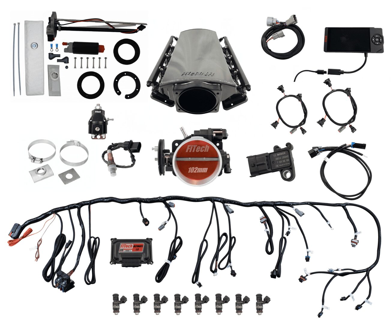 76214 Ultimate LS Master Kit 70014 w/ 50015 Go-Fuel In-Tank Module, 54001 regulator