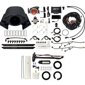 76489 Ultimate Rebel LS 500 HP EFI System With Short Cathedral Intake, Transmission Control, Go Fuel In-Tank Fuel Pump 600 HP Module & Go Fuel Regulator Master Kit