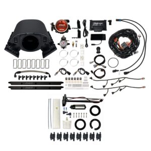 78491 Ultimate Rebel LS 750 HP EFI System With Short Cathedral Intake, Transmission Control, Go Fuel In-Tank Fuel Pump 600 HP Module, Go Fuel Tight Fit Regulator With Pressure Gauge & Go Spark LS3 Style Coil 8 Pack Master Kit